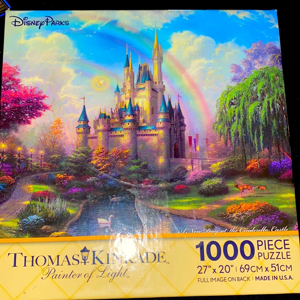 Disney Park exclusive Thomas Kinkade puzzle.